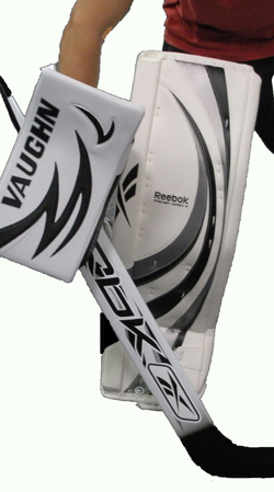 hockey goalie stick fitting stance