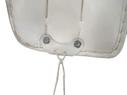 how to fit a hockey goalie leg pad toe ties